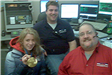 Olympic Gold Medalist Hannah Kearney dropped by the Communications Center