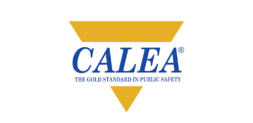 CALEA Logo including text "The Gold Standard in Public Safety"