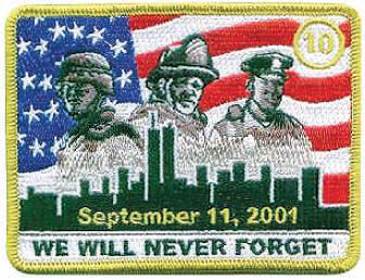 We Will Never Forget Badge