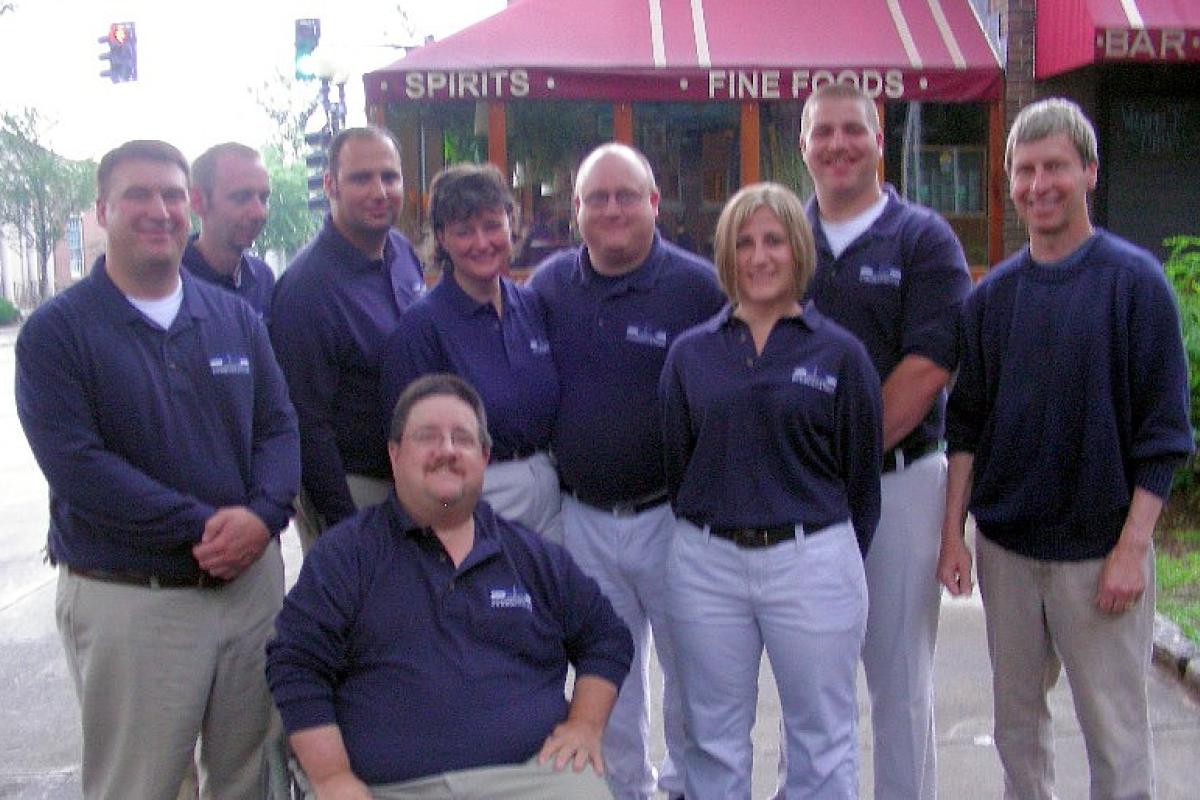 Dispatch Staff with NH Governor Lynch