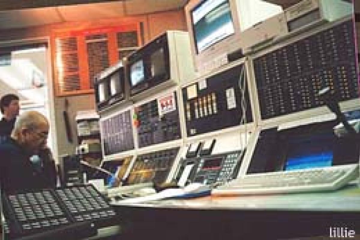 Dispatcher Richard Bradley in the early 1990s