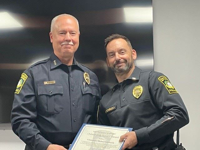 Lt Schibuola Receives 2024 Outstanding Service Award