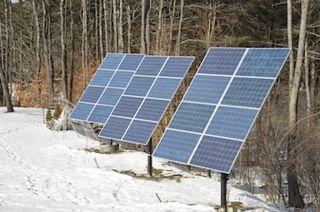 Solar Panels in the Yard