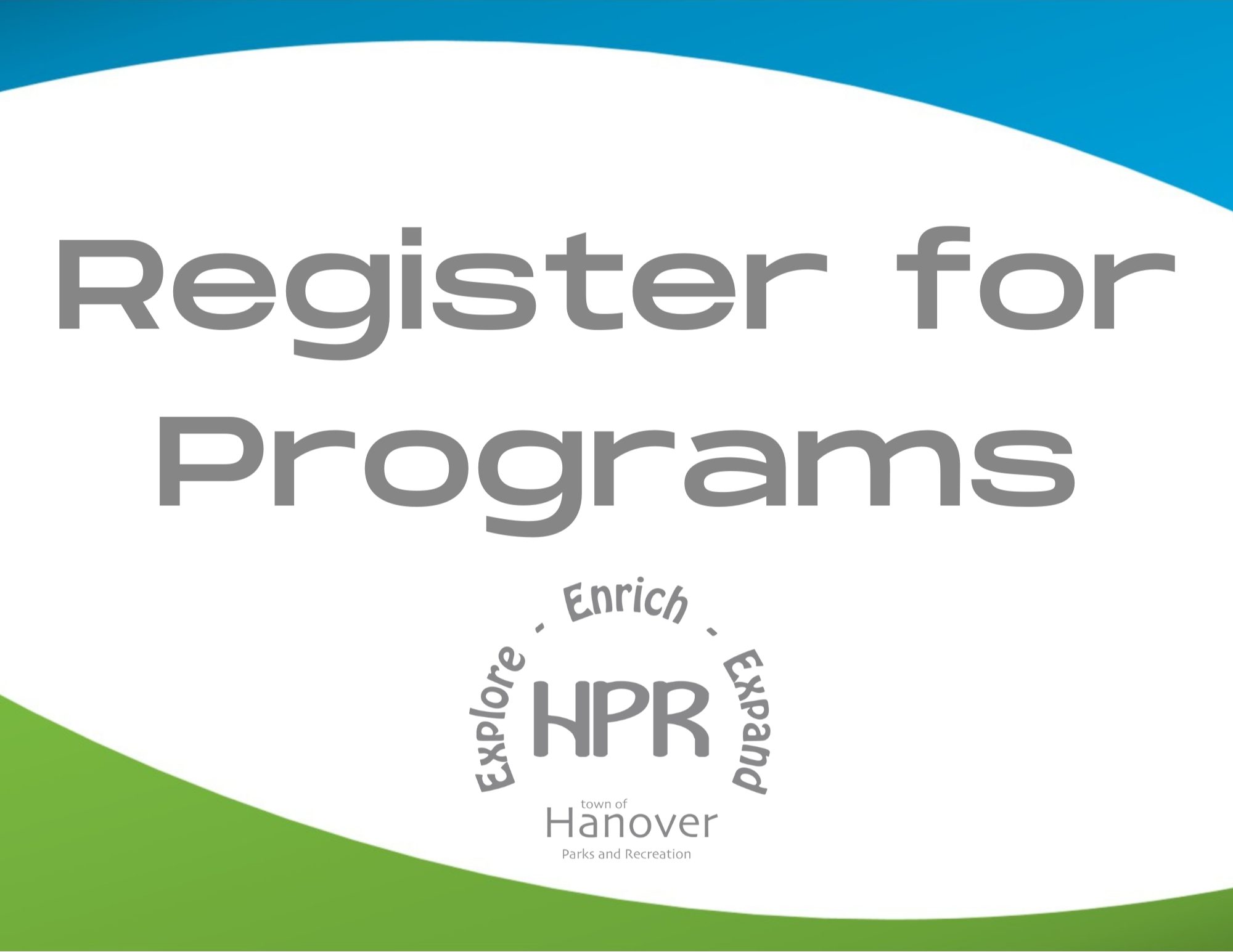 Program Registration Button