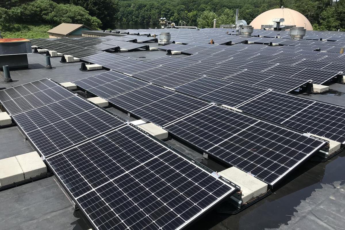 Hanover Water Reclamation Facility Solar Panels