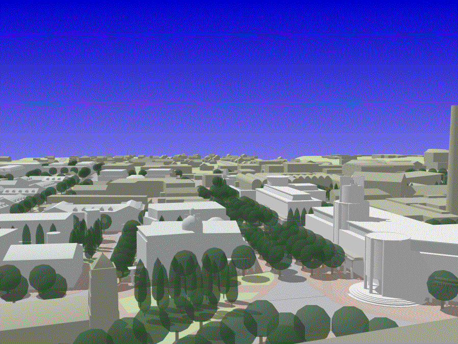 View of the Row Looking West